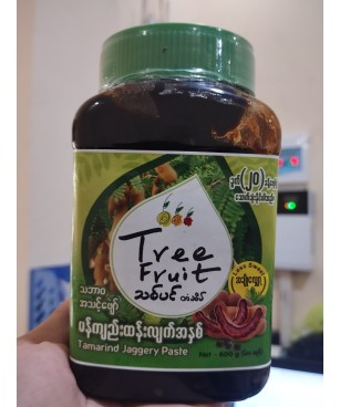 သစ်ပင်တံဆိပ်မန်ကျည်းထန်းလျက်အနှစ်(အချို‌ေလျှာ့)600ဂရမ်