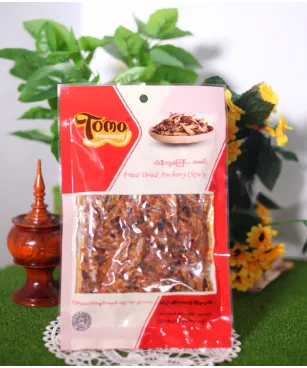 TOMO ငါးနီတူကြော် အစပ်(အထုပ်)